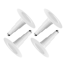 Jolux 4 Inch LED Can Lights Adjustable Recessed Retrofit Downlight, 8.5W=40W, 4000K Cool White, 500LM, Dimmable,ETL Damp Rated Replacement Recessed Lighting Install,Bevel Trimm, E26 Base,4-Pack…