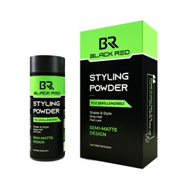 black red® Texturising Hair Styling Powder, 20 gr: Get Invisible Texture and Volume for a Natural, Semi-Matte Look with Our Special Formula for Men and Women