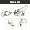 ZLLZPZD Set of 4 Stainless Steel Toggle Latches Lockable Toggle