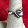 Natural Creations Sterling silver ring size 7 Meteorite Raw