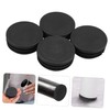 Gadpiparty 4pcs Black Plastic Round Leg Inserts for Furniture Chair