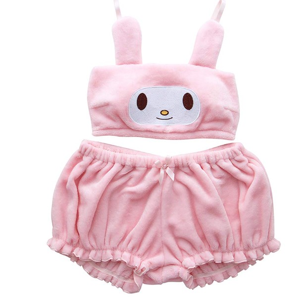 SUPTEC Women Pajamas Set, Girls Kawaii Anime Cinnamoroll Melody Kuromi