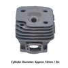 Wear Resistant Cylinder Piston Kit Chainsaw Accessory 52mm Fit for