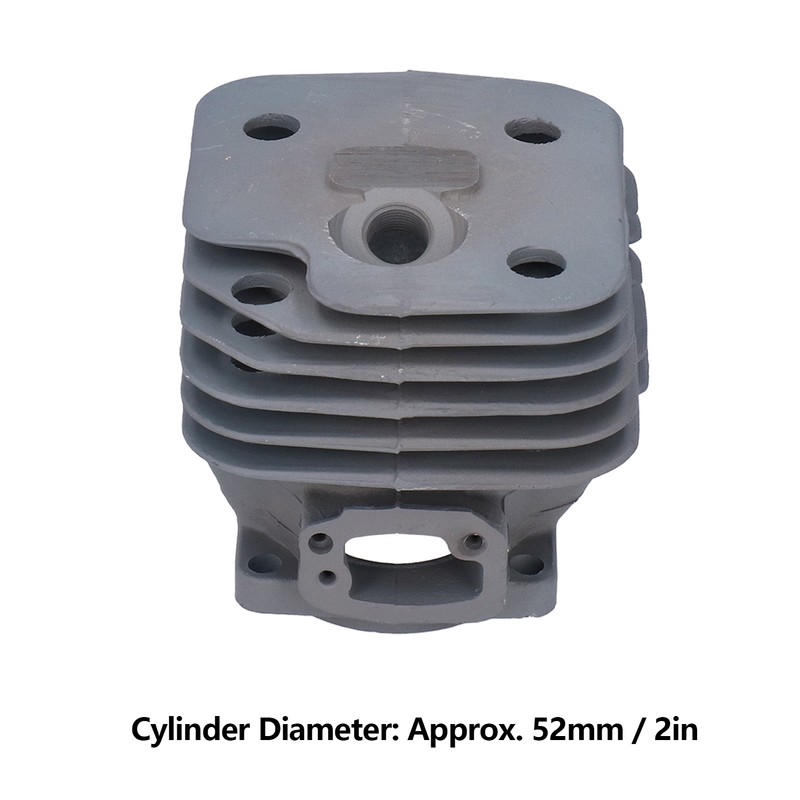 Wear Resistant Cylinder Piston Kit Chainsaw Accessory 52mm Fit for