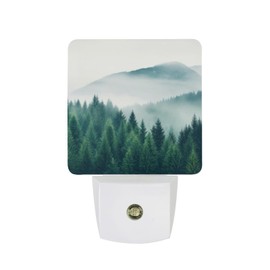 Mountain Forest Night Light, Plug into Wall Decor Nightlights for Bedroom, Bathroom, Hallway, Kitchen, with Dusk to Dawn Light Auto Sensors LED Night Lights for Boys Girls Women Men Room Gifts