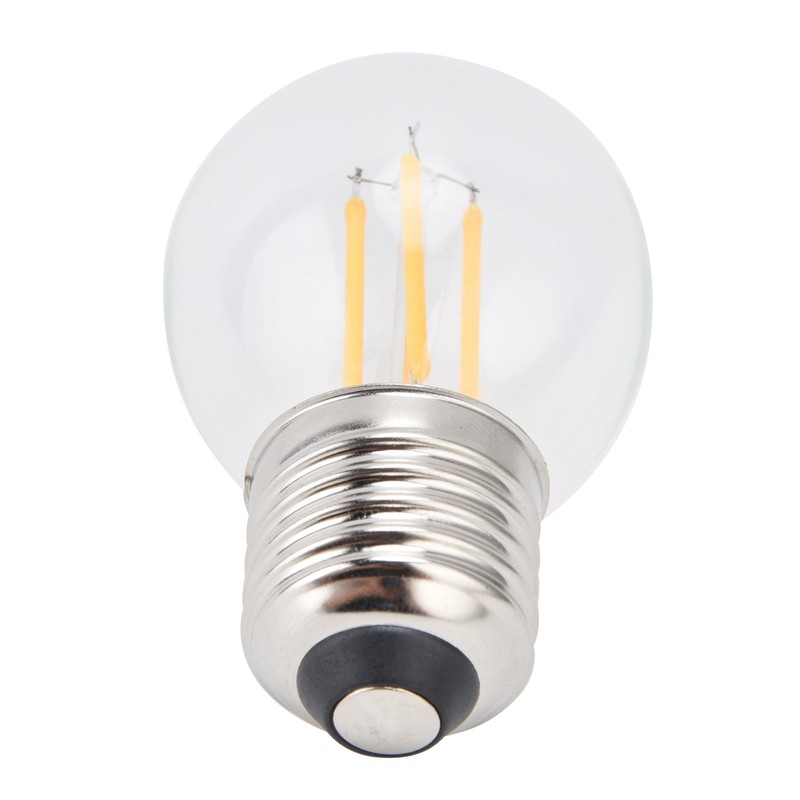6PCS G45 E27 LED Light Bulb Transparent Glass Bulb Vintage