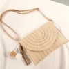IUJWDA Bolsa de Playa para Mujer,Bandoleras tejidas para mujer,Tejidas Crossbody