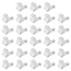sourcing map 28pcs Cabinet Shelf Clips Steel Adjustable Shelf Bracket