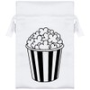 Azeeda 15cm 'Popcorn Bucket' Satin Drawstring Bag/Pouch (SB00112857)