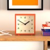 Jones Clocks® 'Disco' desk clock – sleek square design in