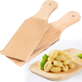 Wooden Gnocchi Board Butter Paddles Practical Gnocchi Maker Spaghetti Macaroni Pasta Board Homemade Pasta Making Tools for Home Kitchen Restaurant 9.1 x 2.8 Inches