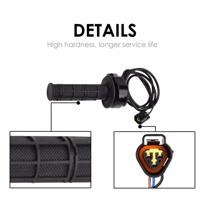 Electric Dirt Bike Throttle Rubber Handlebar Grips Compatible with Sur-Ron