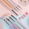 Gaoy 8 Pzs Pinceles Para Nail Art, Herramientas De Diseño...