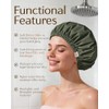 YANIBEST Gorro de Ducha Yanibest para Mujer, Reutilizable, Impermeable, Con