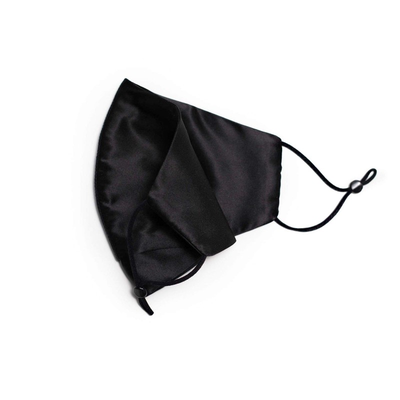 Pure Mulberry Silk Face Mask with Nose Wire 2 layers.