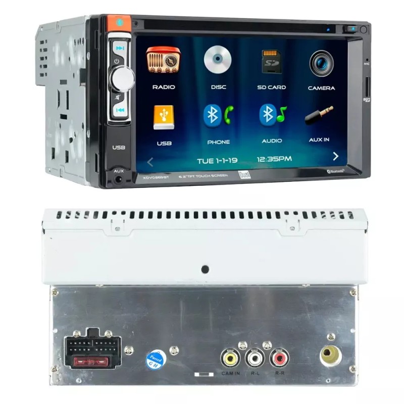 DUal Electronics For 2014-2016 Toyota Corolla XDVD269BT 6.2" Screen Car