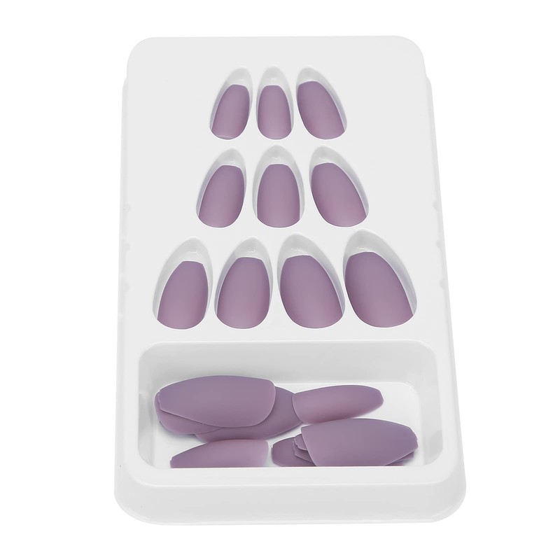 Uñas Postizas de 24 Piezas, Uñas Postizas de Bailarina en