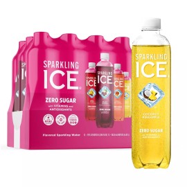Talking Rain Beverage Company Sparkling Ice Purple Variety Pack, Flavored Water, Zero Sugar, with Vitamins and - Pink Variety Pack