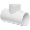 Spears 401 Series PVC Pipe Fitting, Tee, Schedule 40, White,