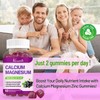 Calcium Magnesium Zinc Gummies with Vitamin D3 and K2, High