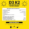Beyond Vitamins | Vitamina D3 + Vitamina K2 con Aceite