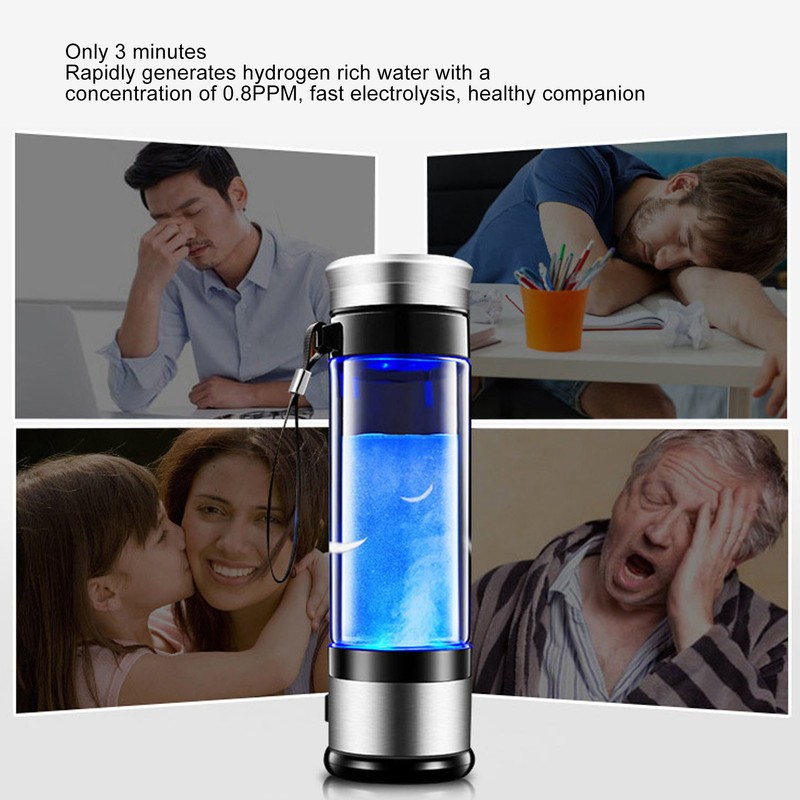 Hydrogen Rich Water Bottle Multipurpose Safe Healthy 800ppb Hydrogen Water
