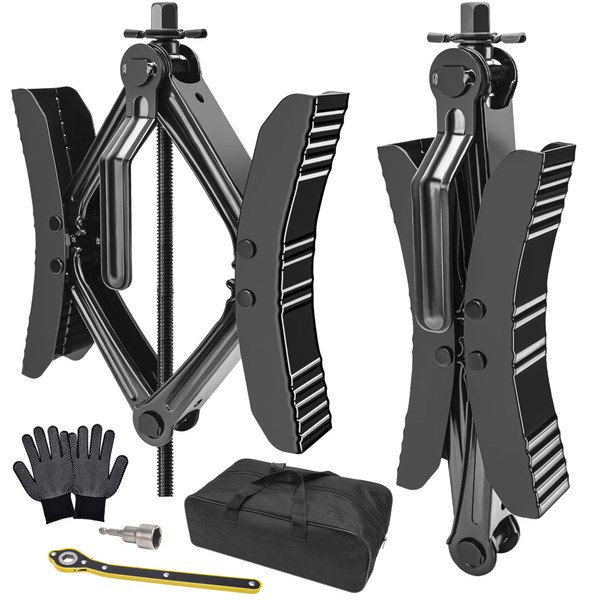 Lezcufer Lezcufer Camper Wheel Chock Stabilizer 2 Sets for RV