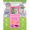 3.5-inch large screen brick game console building block game racing/tank