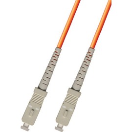 Ultra Spec Cables 0.3M (1ft) Multimode Simplex Fiber Optic Patch Cable Cord (50/125) - SC to SC