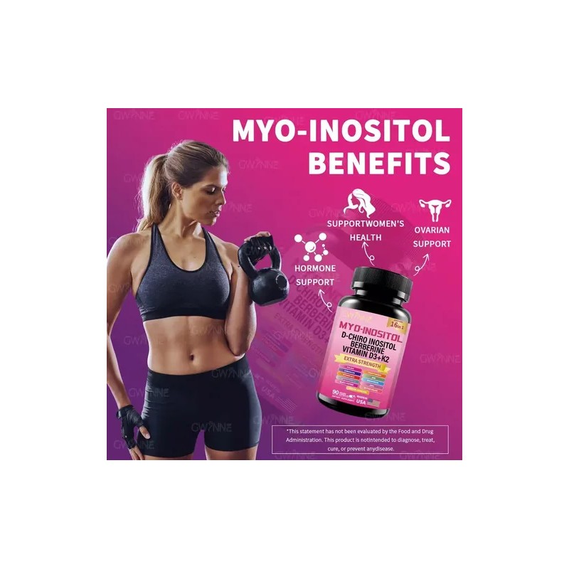 Gwynne Cortisolinositol,contra Estrés Y Energía,9090cápsul