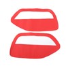 2pcs Front Door Panel Insert Card Cover Left Right Microfiber