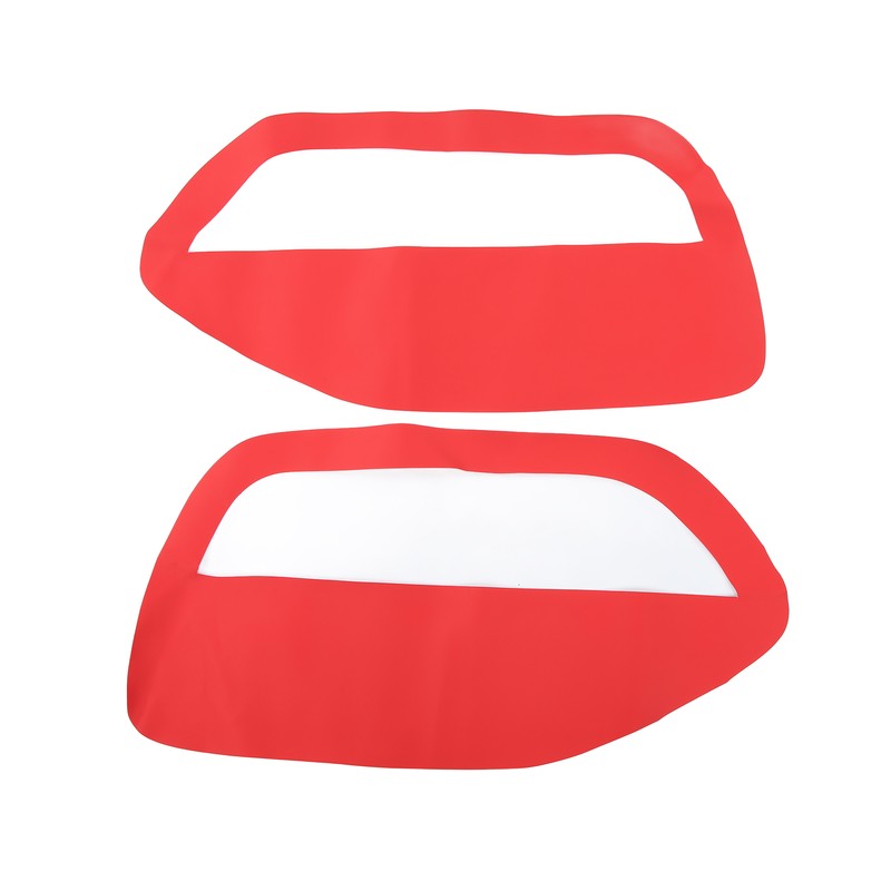 2pcs Front Door Panel Insert Card Cover Left Right Microfiber