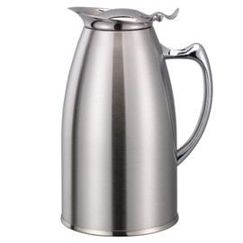 Service Ideas WP1SA Water Pitcher, Foam insulated, Stainless Steel, Satin Finish, 1L
