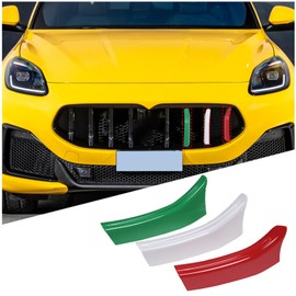 DIYUCAR For Maserati Grecale 2022 Car Front Grill Trim Strips Grill Cover Sticker Car Accessories