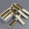 4pcs Brass Wire Brush,Soft Brass Bristle Wire Brush,Wire Scratch Brush