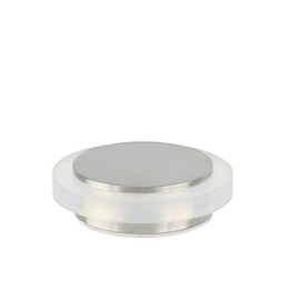 EVI Herrajes I-203/35X12-B Door Stop, White, 35Ø x 14mm Height