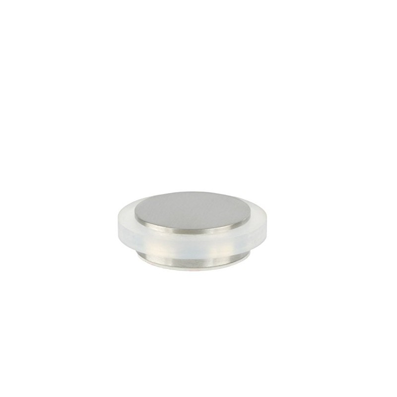 EVI Herrajes I-203/35X12-B Door Stop, White, 35Ø x 14mm Height