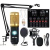 Podcast Equipment Bundle, BM-800 Recording Studio Package with Voice Changer,