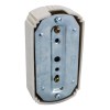 Contacto Doble Sobreponer Aterrizado Economica Voltech 46103 Color Blanco