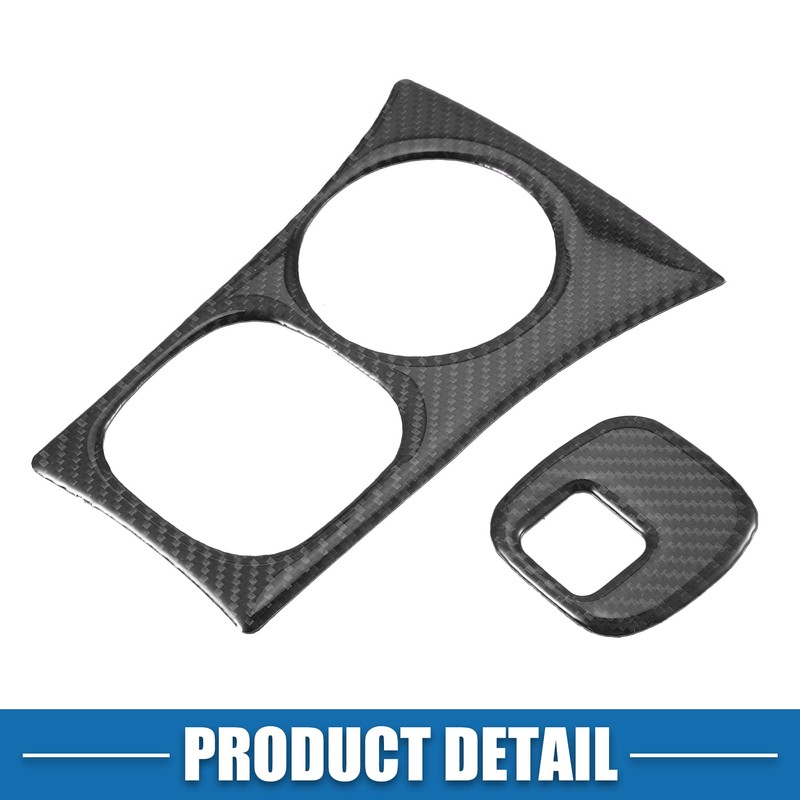X AUTOHAUX Car Start Ignition Key Hole Panel Cover Interior