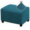 Stretch Ottoman Cover Ottoman Slipcovers Rectangle for Living Room Foot