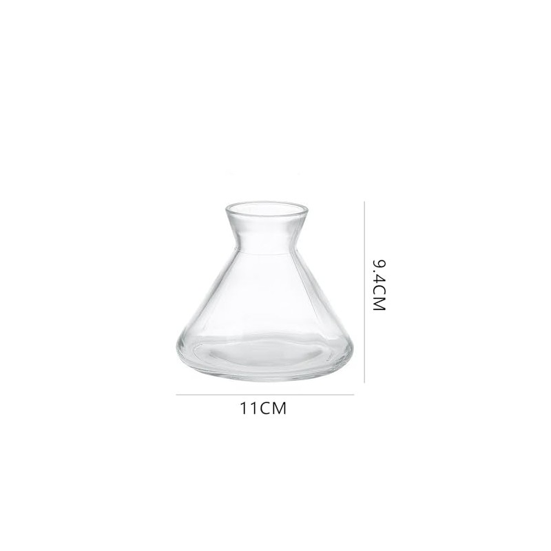 200ml Clear Glass Reed Diffuser Bottles,Empty Refillable Diffuser Bottle for