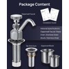Sepaitek Commercial Dipper Well Faucet & Bowl Set, Brass Faucet