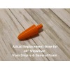 BlowMoldStore Blow Mold Replacement Carrot Nose for a 40" Snowman