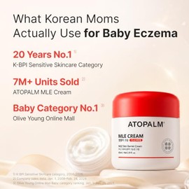 ATOPALM | Crema para el eccema MLE | Loción Premium para bebés recién nacidos | Hidratante para la cara y el cuerpo del bebé para la barrera de la pie