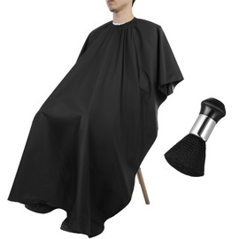 Ipetboom Hair Cutting Cape Kit, Salon Cape Barber Cape With Neck Duster Hairdresser Cape Professional Barber Cape Makeup Cape Beard Apron Salon Barber Supplies for Hair Stylist Salon Home