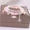 Cinnamoroll Crystal Bead Bracelet My Melody Sanrio Bracelets Cute Cartoon