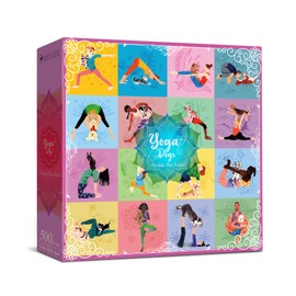 Antelope - Yoga Dog Puzzle Yoga Pose Women - 500 Pieces High Resolution, Matte Finish, Smooth Edging, No Dust Leisure Animal Puzzle (Yoga Dog Puzzle Yoga Pose)