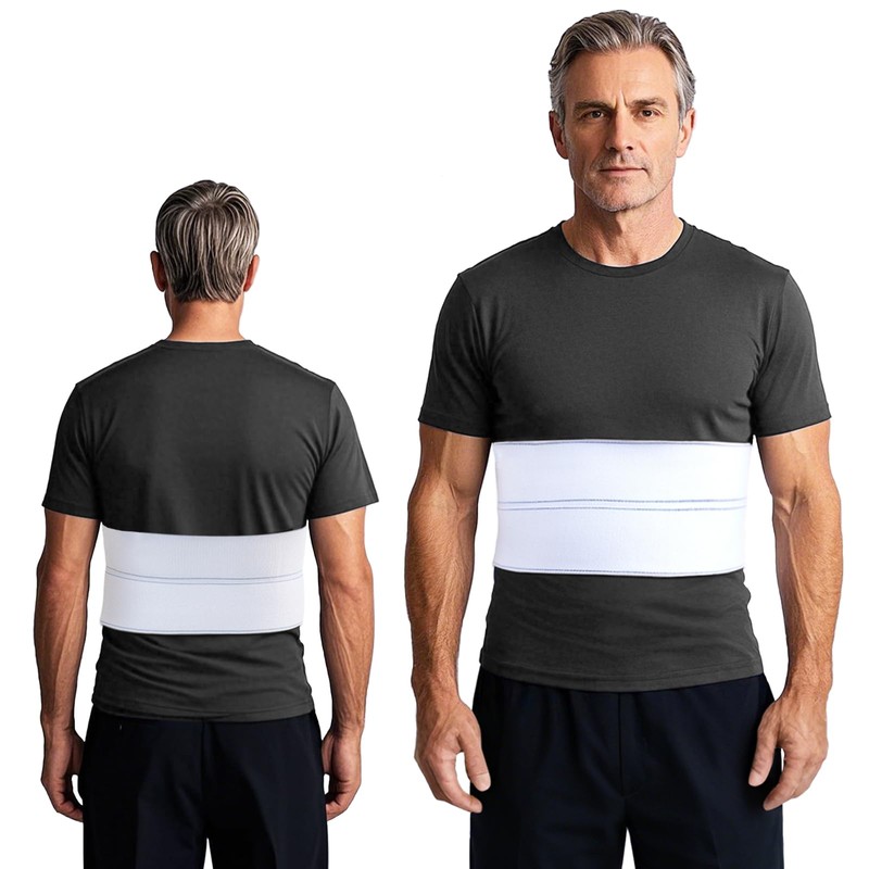 Lixinsunbu Broken Rib Brace Cracked Abdominal Binder Back Belt Chest