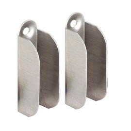 Prime-Line L 5560 Top, Fits 7/16 in. Screen Frames, Aluminum, Mill 2 Hangers and 1 Latch